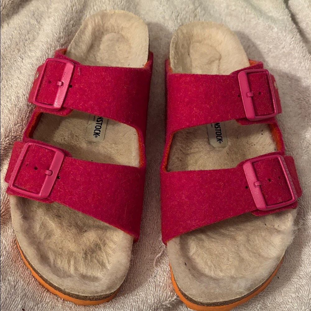 Birkenstock, Arizona Rivet Wool Felt size 37 US 6 narrow